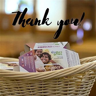 Diocese collected more than $10k for CRS Rice Bowl