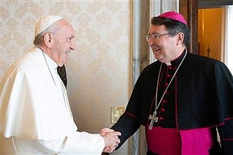 U.S. nuncio says he'll stay, helps prepare for synod, Biden-Pope meeting