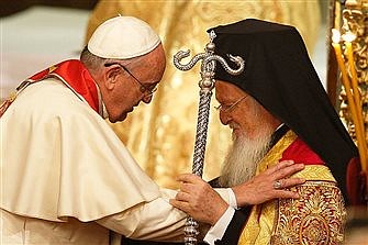 Catholic, Orthodox must make their communion visible, Pope says