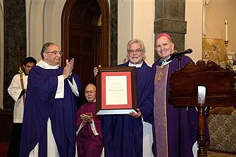 Parishioners, well-wishers celebrate papal honor with Msgr. Apoldite 