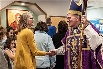 Bishop celebrates Mass with Howell parishioners