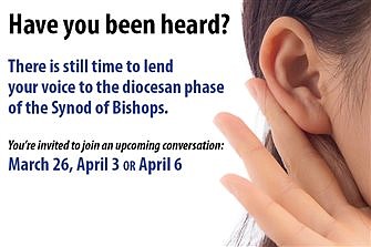 New invitations for Synod ask:  ‘Have You Been Heard?’