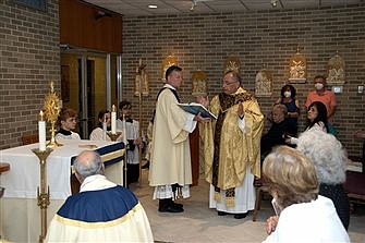 Manalapan parishioners celebrate renovated Adoration Chapel