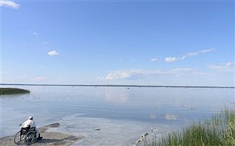 Pope joins Indigenous pilgrims at lake known for its healing waters