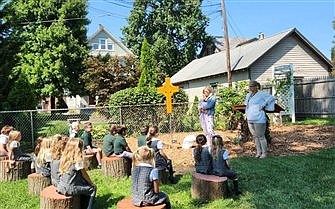 Our Lady of Good Counsel School dedicates new outdoor classroom