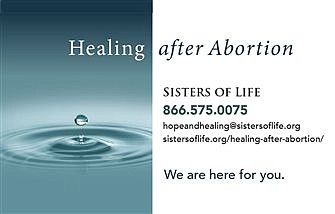 Post-abortion healing guidance offered by Sisters of Life