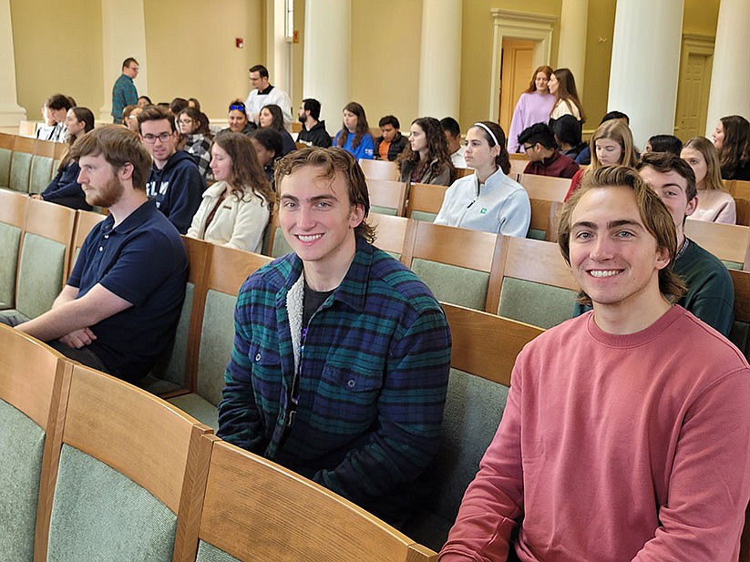 UPDATED: At TCNJ visit, Bishop speaks to students about roles of faith and religion