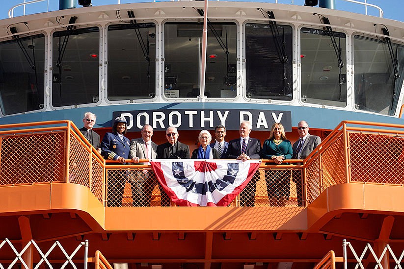 Commissioning of ferry boat recalls Dorothy Day's legacy of peace, justice