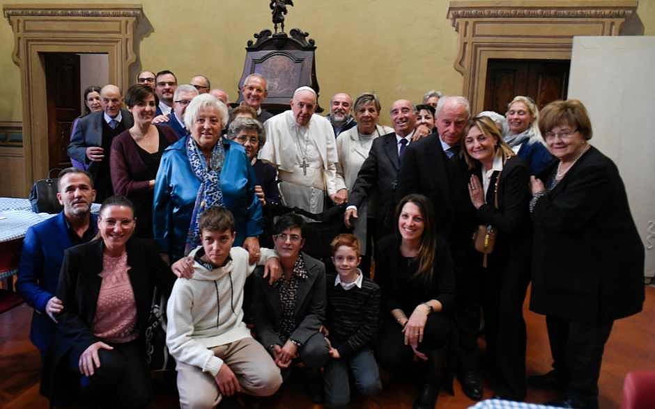 Visiting his family, pope celebrates feast of Christ the King