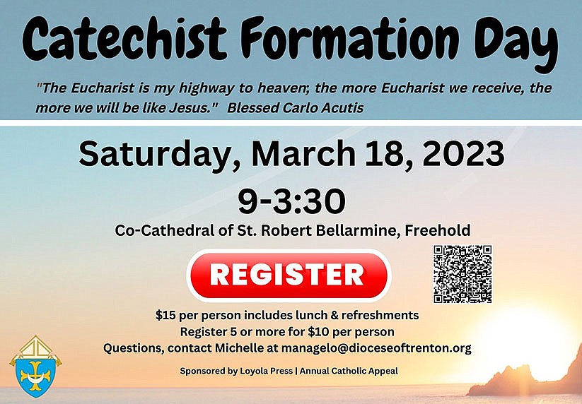 Eucharist to be focus of catechist formation day March 18