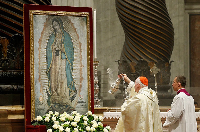 Mary accompanies migrants heading north, Pope says on Guadalupe feast