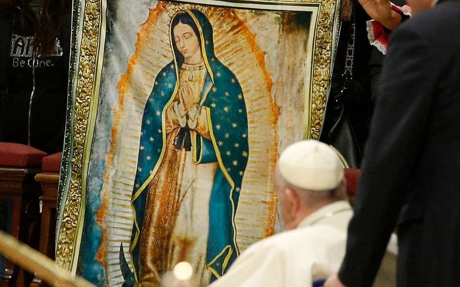 María acompaña a migrantes que se dirigen al norte, dice papa en la fiesta de Guadalupe