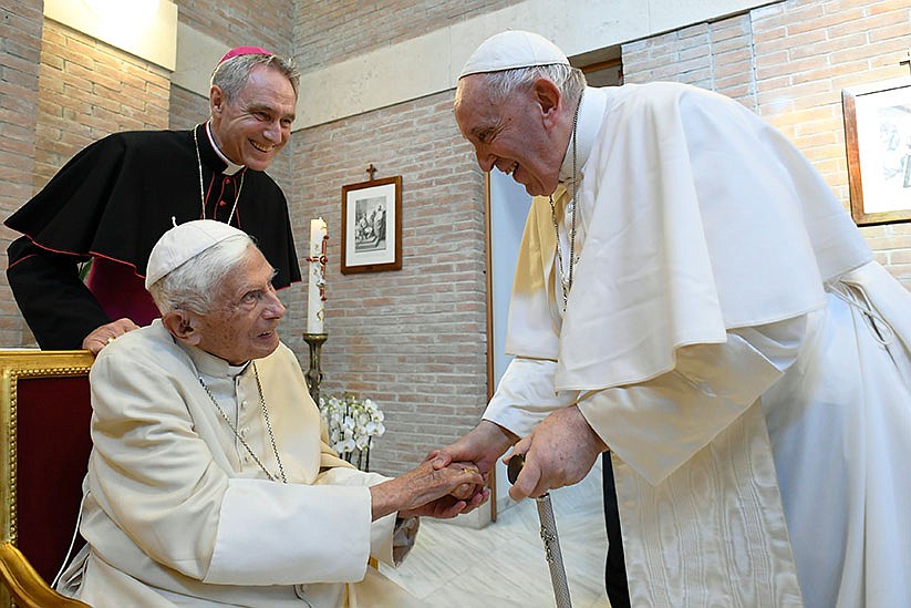 Pope Francis says retired Pope Benedict is 'very sick'