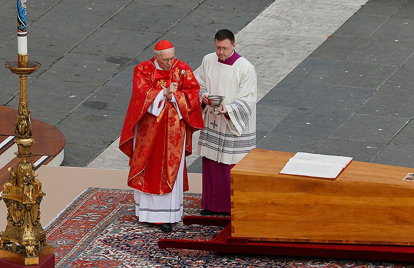 Scroll in Benedict's casket briefly summarizes his life and ministry