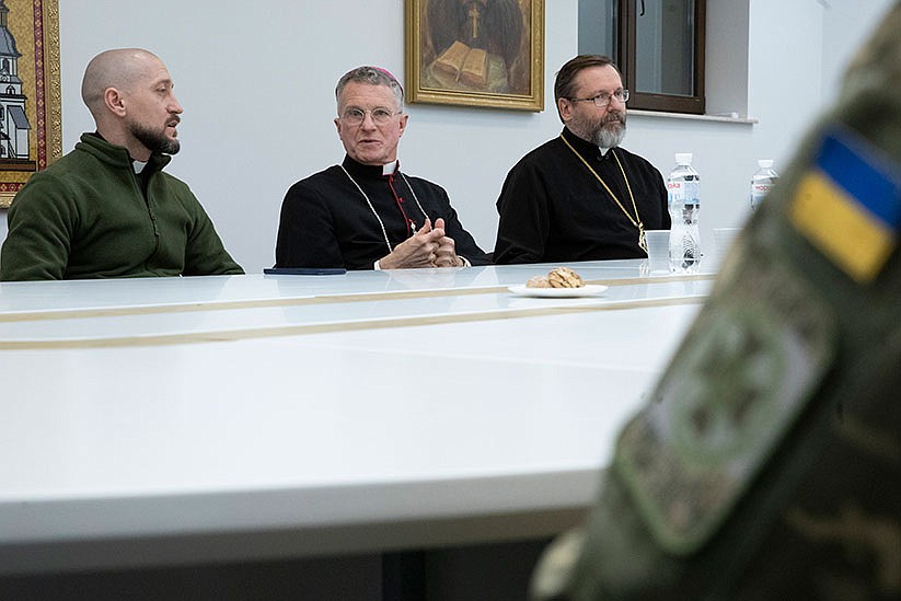 U.S. military archbishop visits Ukraine's military chaplains, sees 'catalysts for rebuilding' war-torn nation