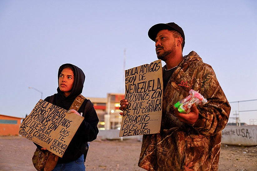 Migrant pleas, border realities confront President Biden in El Paso