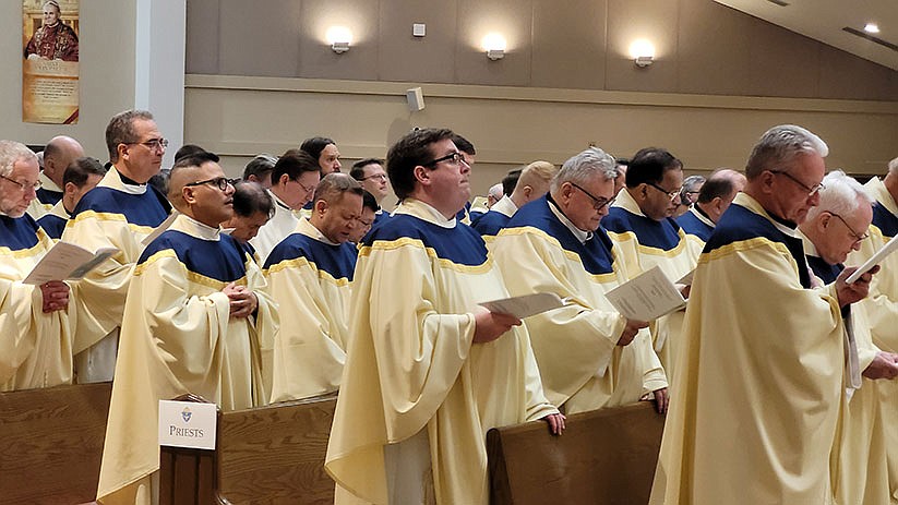 UPDATED: At Chrism Mass, Bishop urges clergy, laity to focus on the truth of Christ