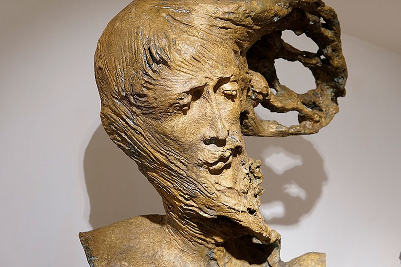 Over the Pope's shoulder: An 'explosion' of spirituality in bronze