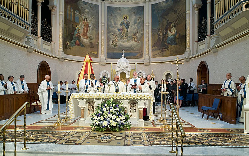 Mass commemorates designation of Phila. shrine as a minor basilica