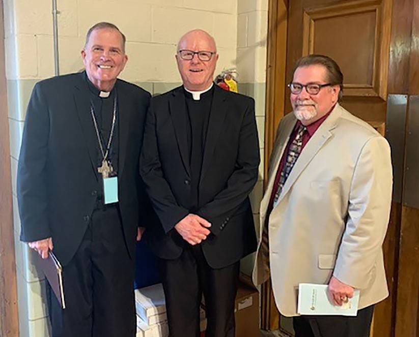 Bishop O’Connell and Daniel O’Connell honored by grammar school alma mater